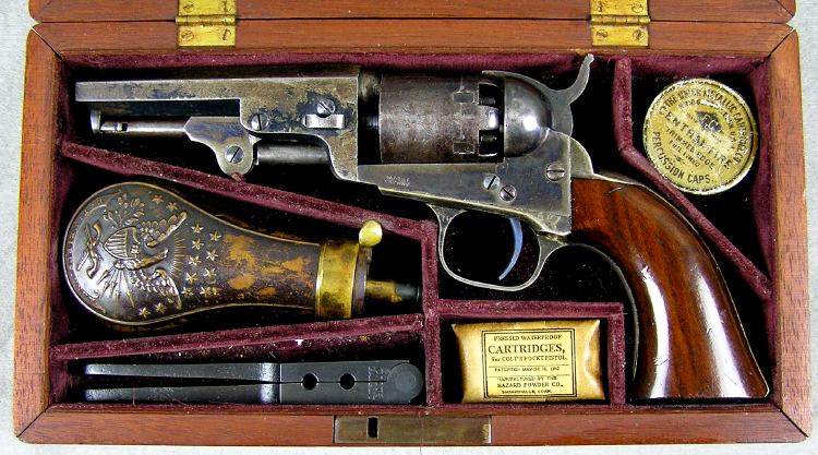 Colt 1849 Pocket, Cased 6 shot