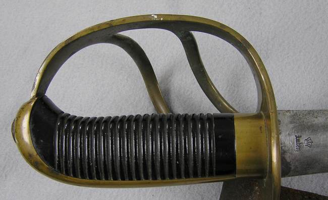 German Artillery Short Sword Leather Scabbard