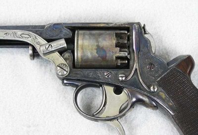 William Tranter 36 Caliber Single Trigger D.A. Revolver