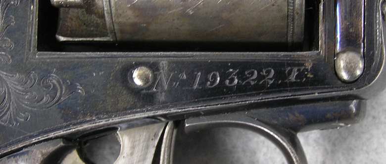 William Tranter 36 Caliber Single Trigger D.A. Revolver