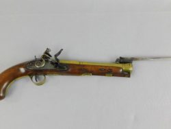 Knubley Flintlock Blunderbuss Bayonet Pistol