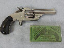 S&W Model No. 1 ½ 32 CF S.A. 3” Nickel