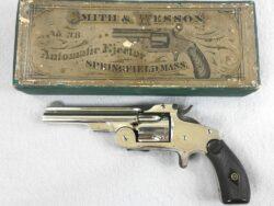 S&W 38 Single Action First Model Revolver_with Picture Box